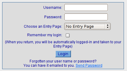 New Login Form