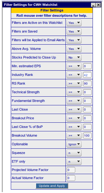 Optimal  Filters