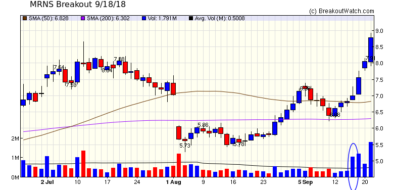 MRNS chart