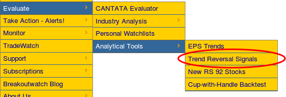 Analytical Tools   Menu