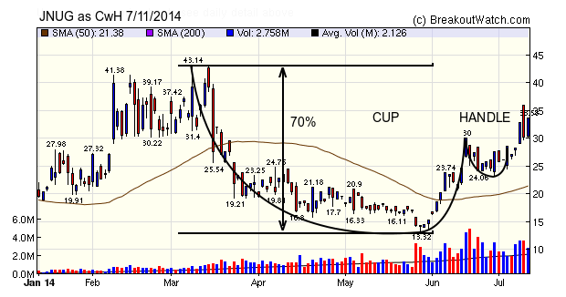 High Tight Flag Chart Pattern